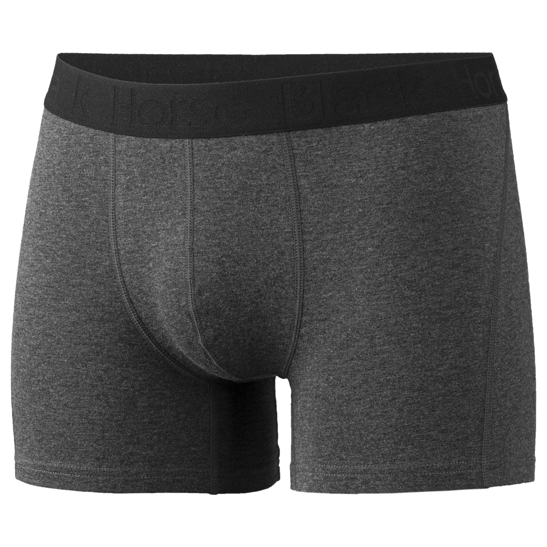 Bokserit Luomupuuvillasta Dark Grey