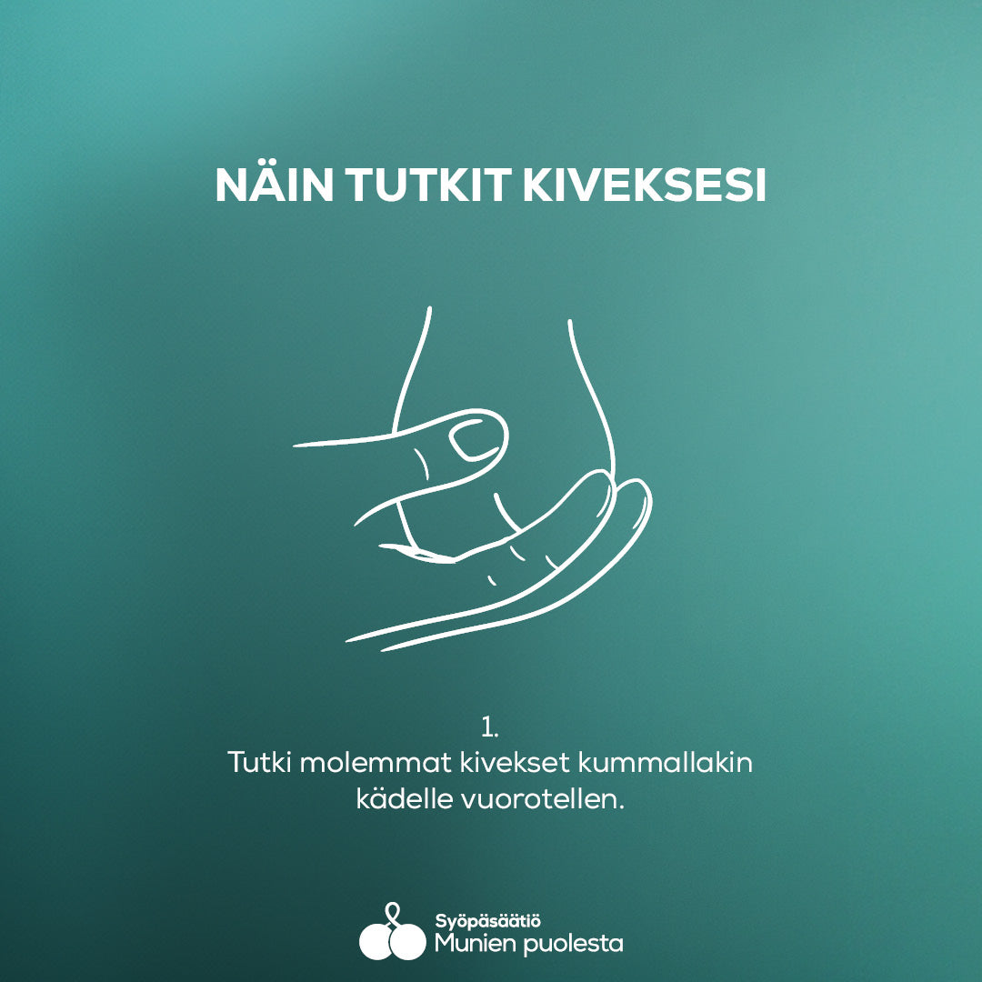 Syöpäsäätiö munien puolesta näin tutkit kiveksesi ohje