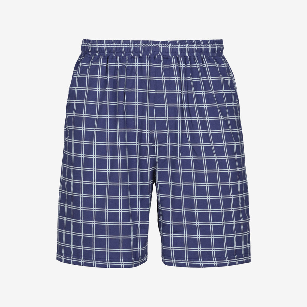 Tuotekuva Black Horse Lyhythihainen shortsipyjama blue checks