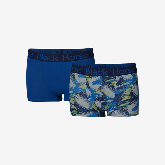Tuotekuva Poikien bokserit luomupuuvilla 2-pack blue sky + nature