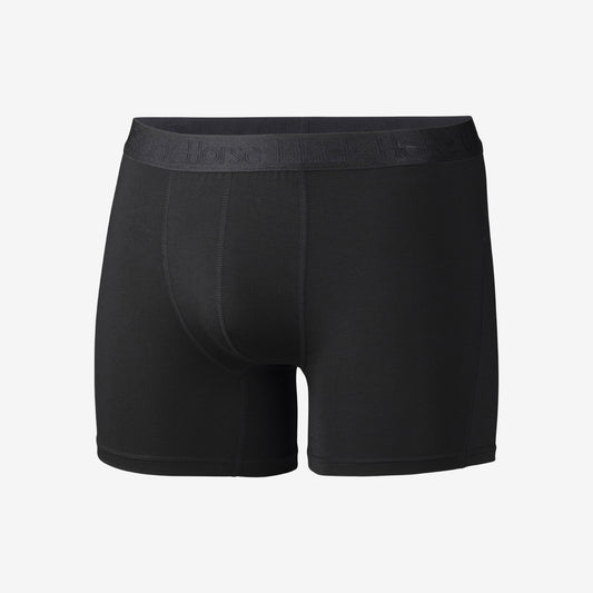 Tuotekuva Premium Tencel bokserit musta etupuoli